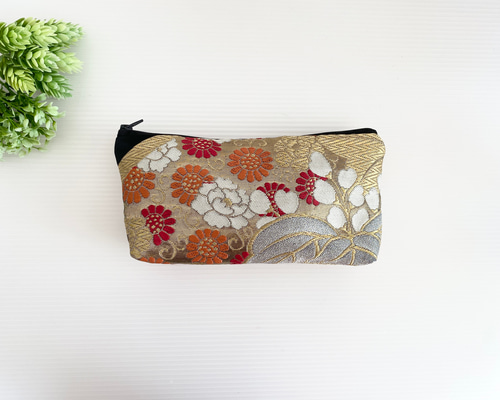 ❤たいふうまま❤ポーチ普通ポーチ ハンドメイド 帯 ❤たいふうまま