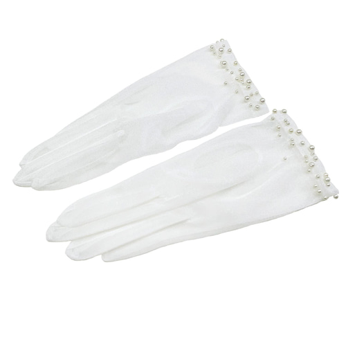 with a white ☆ ロングベール&ショートグローブ セット 楽天市場】【 送料無料 】〈 303s クローバー刺繍