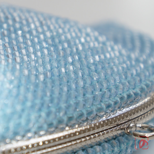【ハンドメイド】キラキラ　大きい がま口バッグ#B236 ハンドメイド】キラキラ 大きい がま口バッグ#B236