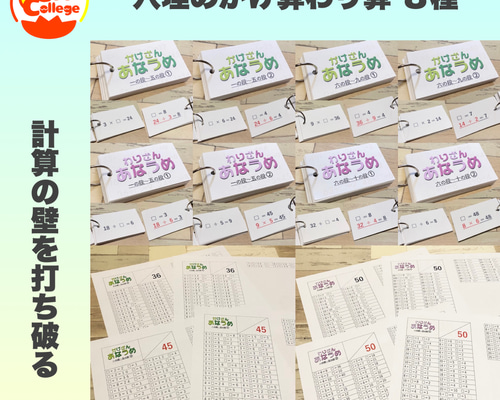 穴埋めかけ算わり算カード 計算カード 計算力アップ 算数 知育