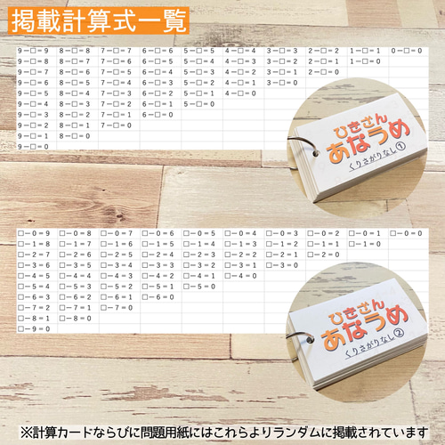 たし算ひき算かけ算わり算カード　24種セット　計算カード　幼稚園　保育園　小学生 たし算ひき算かけ算わり算カード 24種セット 計算カード 幼稚園 保育園