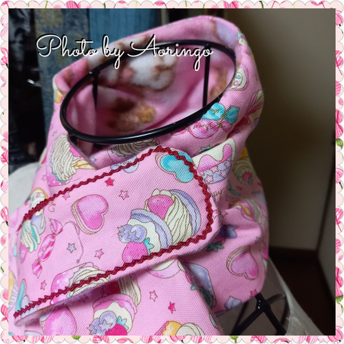 キッズマフラー ピンク スイーツ ゆめかわいい 女の子向き 雑貨  