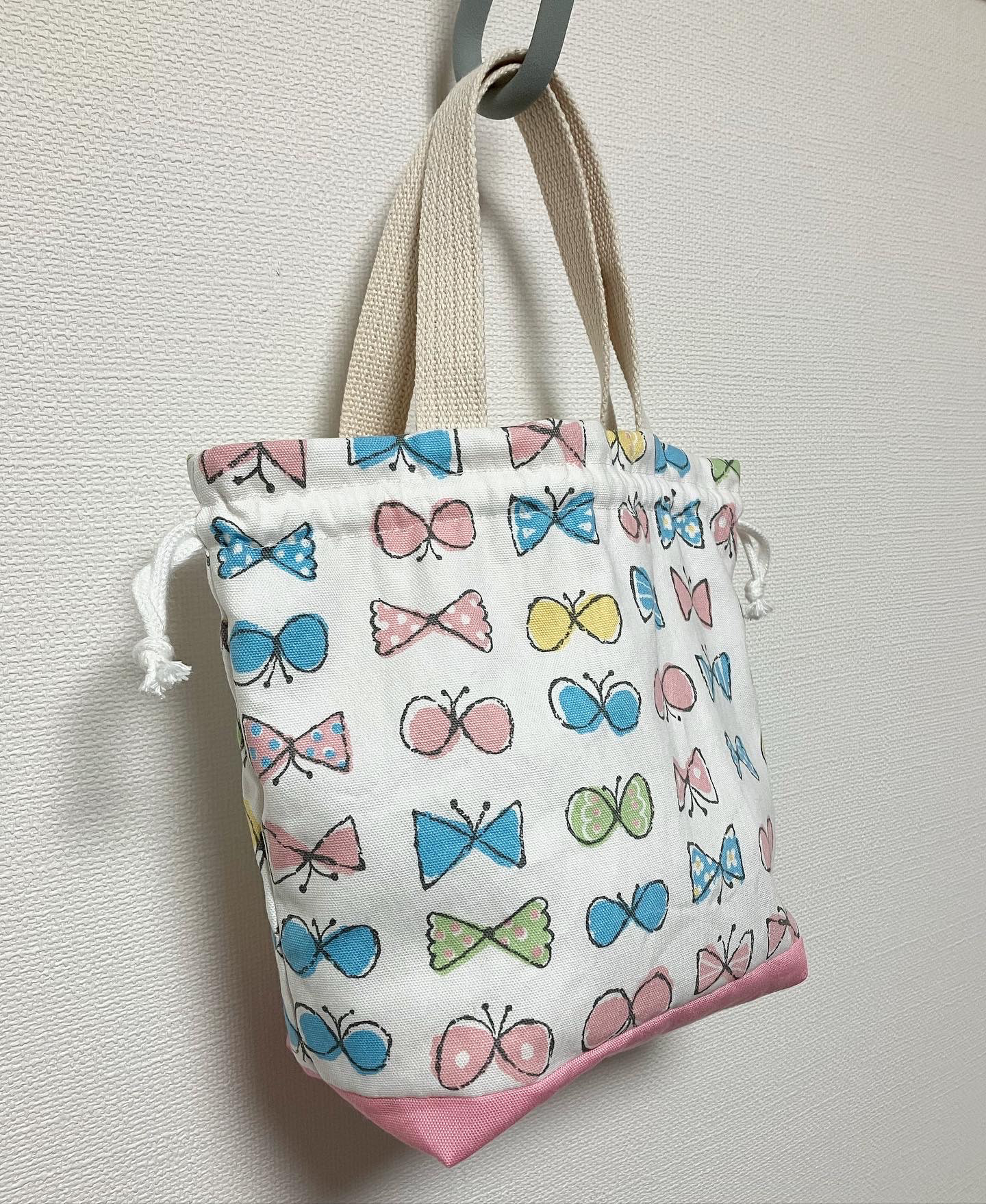 ✨保温保冷機能付き✨おりぼんトートバッグ✨おりぼんたっぷり