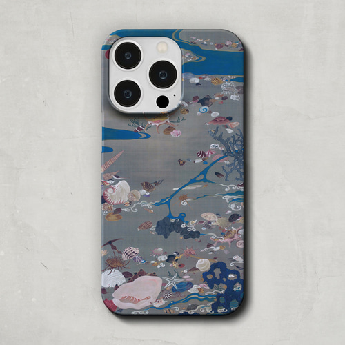 スマホケース / 伊藤 若冲「貝甲図」 iPhone 全機種対応 貝 海