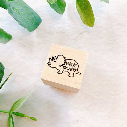 恐竜】おなまえスタンプ その他入園グッズ カモメ舎 通販 15381496
