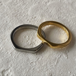 ステンレスリング フラット 4枚目の画像