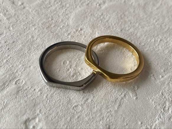 ステンレスリング フラット 4枚目の画像