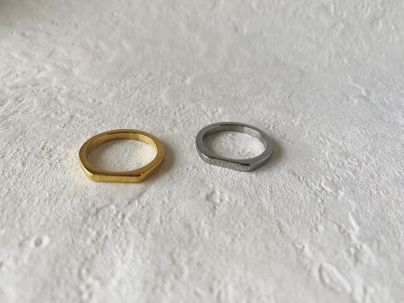 ステンレスリング フラット 5枚目の画像