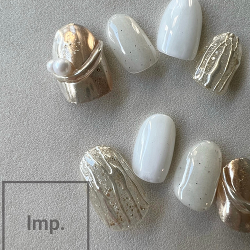 ホワイトニュアンスネイル ネイルチップ ネイルチップ（つけ爪） lmp  