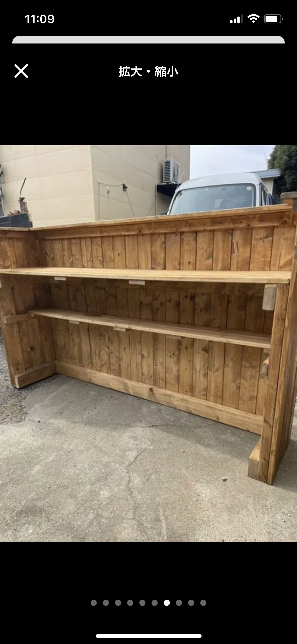 レジカウンター　テーブル　ラック　3点セット