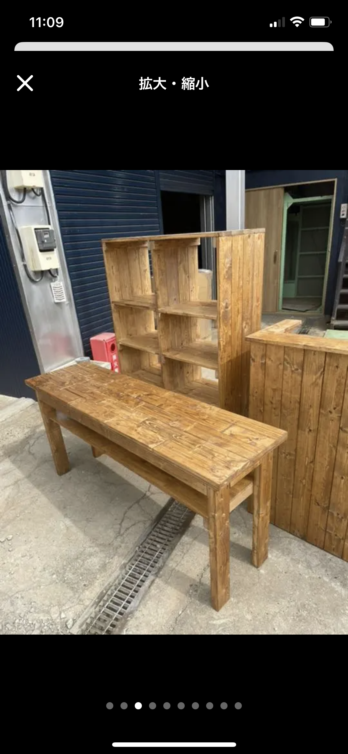 レジカウンター　テーブル　ラック　3点セット