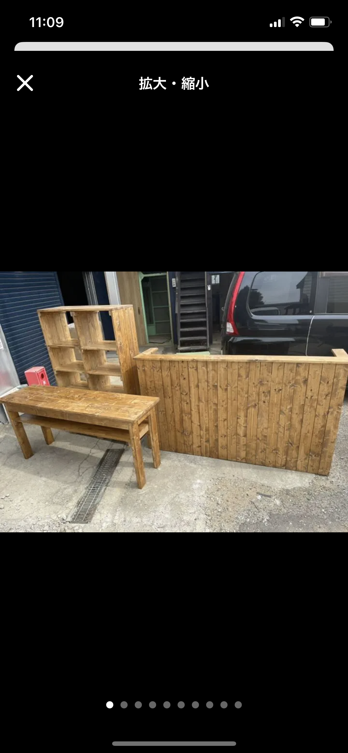 レジカウンター　テーブル　ラック　3点セット