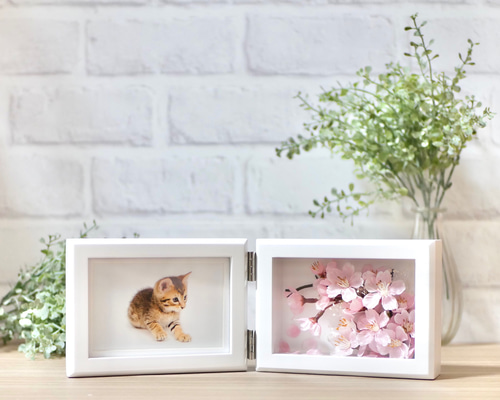 【新品】桜のフォトフレーム 新品】桜のフォトフレーム