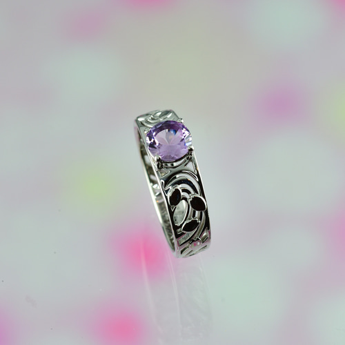 さくらインカット® 6mm 流水桜模様のリング SILVER925 指輪 さくらインカット® 6mm 流水桜模様のリング SILVER925 指輪