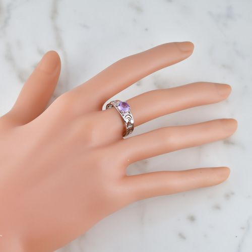 さくらインカット® 6mm 流水桜模様のリング SILVER925 指輪 さくらインカット® 6mm 流水桜模様のリング SILVER925 指輪