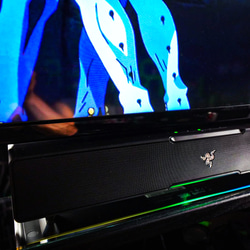 Razer Leviathan V2/X 【幅400㎜】 Razer Chroma LED反射ミラー サンゴバン高透明鏡 5枚目の画像