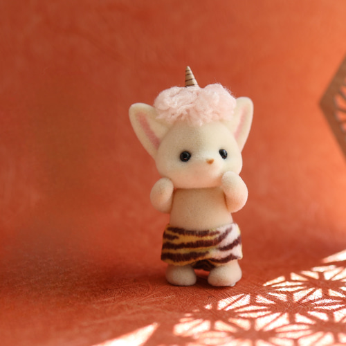 シルバニアファミリー ハンドメイド 鬼のパンツ 節分 赤ちゃんサイズ