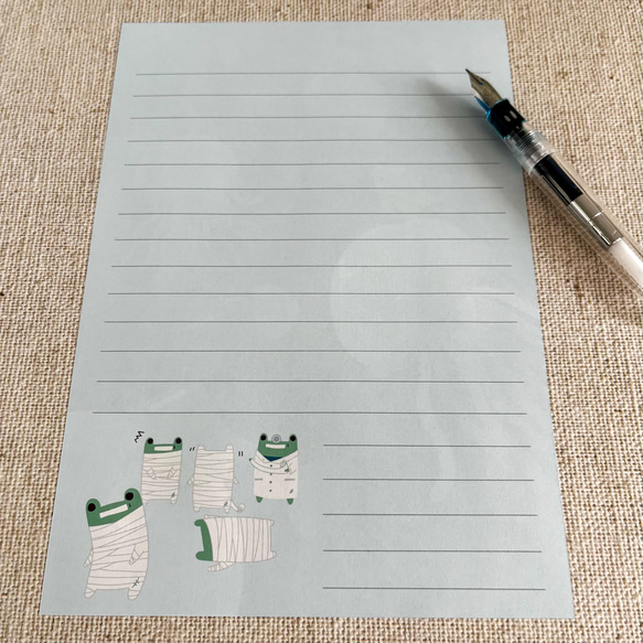 【レターセット】がえるとくらげ 6枚目の画像