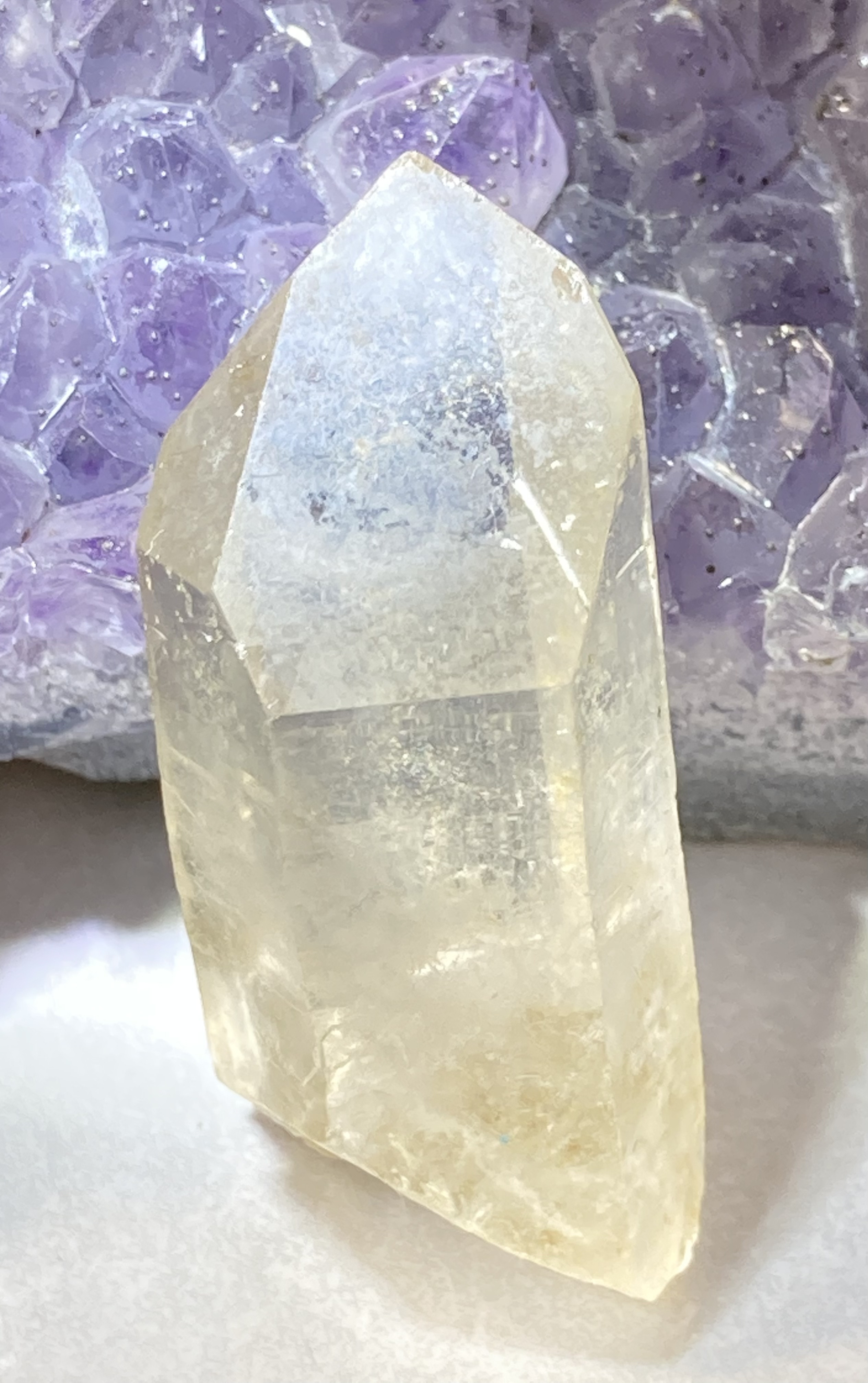 チャネリン.グ✨ レムリアンシードクリスタル　原石　ゴールデンタンジェリン