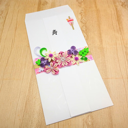 お花いっぱい！封筒タイプの簡単便利なご祝儀袋 1枚目の画像