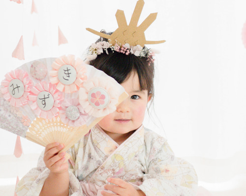 扇子プロップス(*´`)☆ 2024新作‼︎bonheur＊unaオリジナル》【＊】扇子プロップス｜前