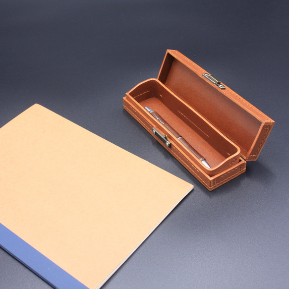 大人のペンケース（イタリアンレザー　茶）No.007 ペンケース PET2345127871(17850円)