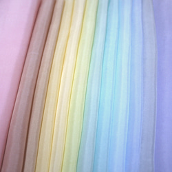 (G-04) 純絲羽布襯（和服襯） 手染襯 12 件套 淺色成熟色 Tsumamizaiku 布 第2張的照片