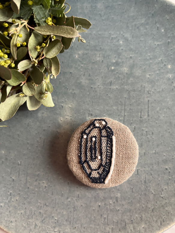 ⚠️見本①4ミナペルホネンハンドメイドブローチコサージュアクセサリー