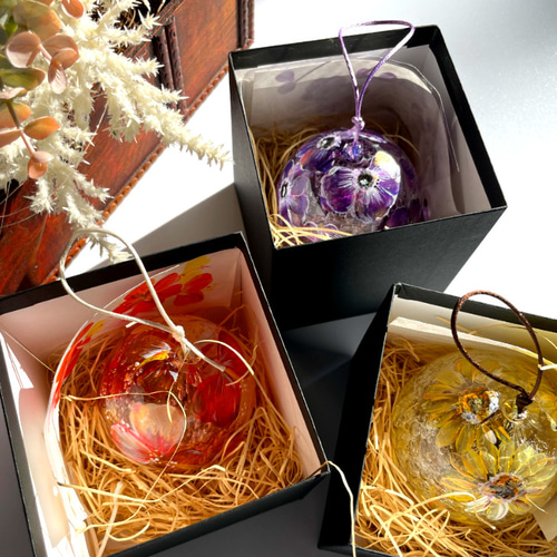 琉球風鈴：水色あじさいの風 風鈴 SISLA5 通販 15383474｜Creema(クリーマ)