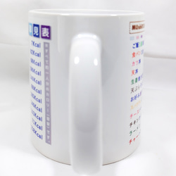 マグカップ【早見表シリーズ】個性派マグカップ☆おしゃれマグカップ 4枚目の画像