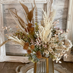 花のある暮らし」ドライフラワー調 アーティフィシャルフラワー（造花