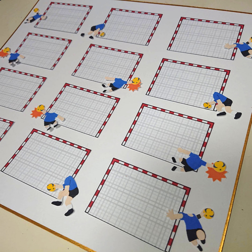 ハンドボール引退品 しぶい