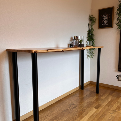 カウンターテーブル　ハイテーブル　アイアン カウンターテーブル ハイテーブル バーテーブル 幅120 長方形