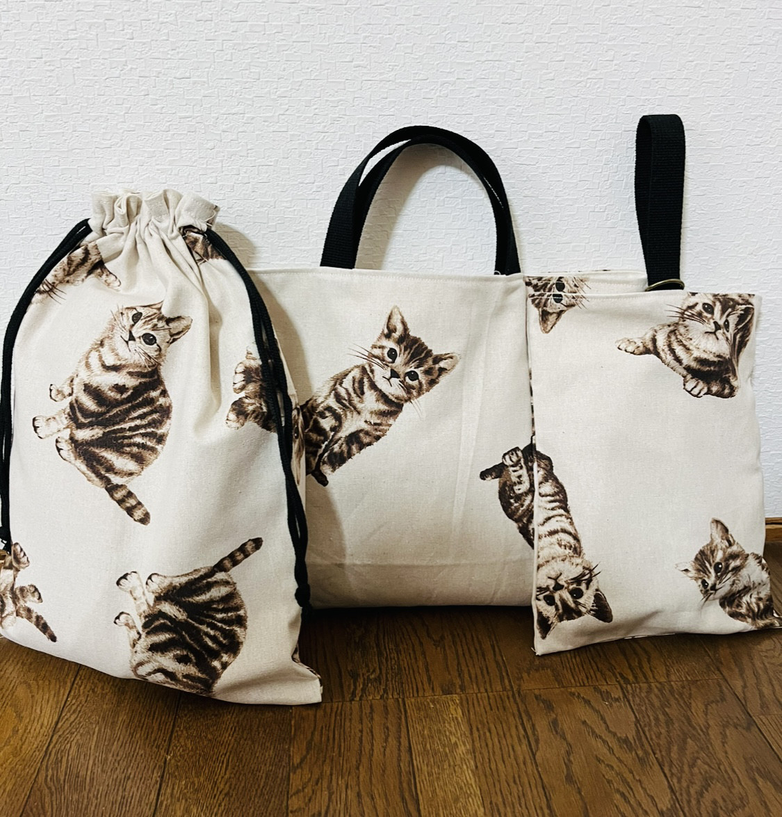 ★入園、入学★レッスンバッグ、お着替え袋、シューズ袋セット