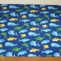 40×60 ﾗﾝﾁｮﾝﾏｯﾄ ｾｯﾄ 魚 小学校 3枚目の画像
