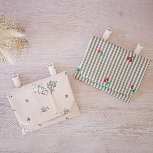 選べる移動ポケット ラミネート クリップ付き ポケットティッシュ  