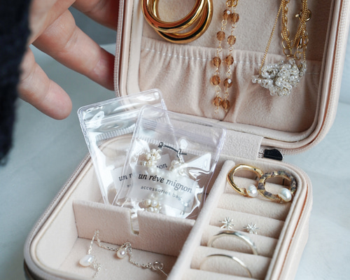 ♡【予約商品】♡ジュエリーボックス＊ピンクベージュ色