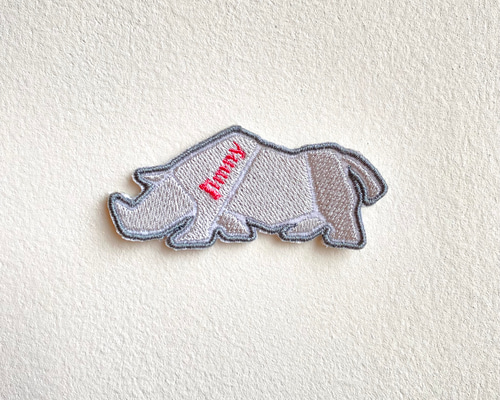d.i.a.ダイヤ 刺繍ワッペンウールスカジャン ネイビー×グレー サイズF 20173-001.jpg