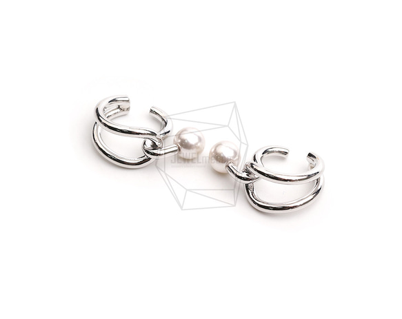 ERG-2317-R【2個入り】ラウンドイヤーカフ/Round Earcuffs Earrings 2枚目の画像