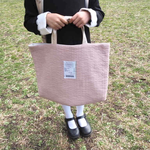 入園入学⭐︎くすみカラーのレッスンバッグ⭐︎イブルキルト レッスン
