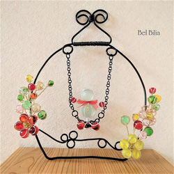 ✮美品✮ ステンドグラス　ボタニカル　壁掛け　オブジェ ✮美品✮ ステンドグラス ボタニカル 壁掛け オブジェ ✮美品