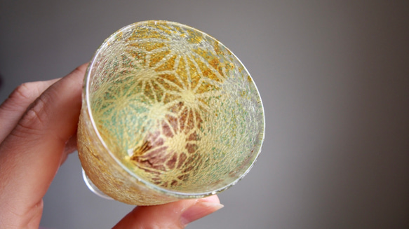 asanoha 織 ぐい呑 1枚目の画像