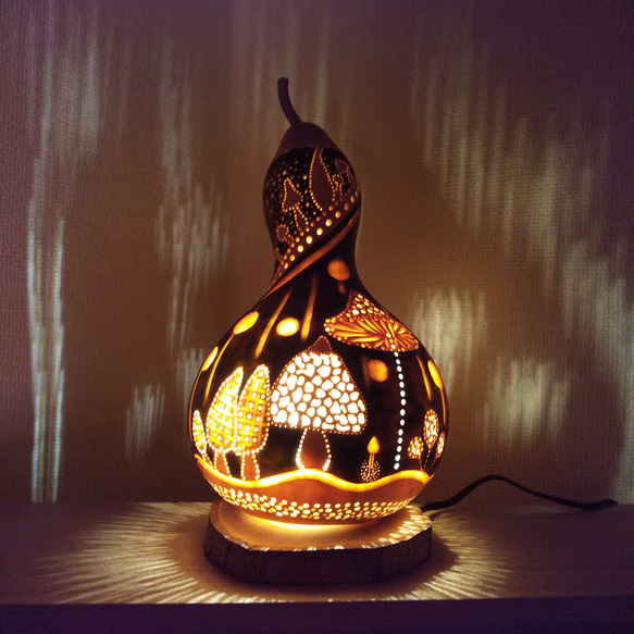 ひょうたんランプ 照明 間接照明 3枚目の画像