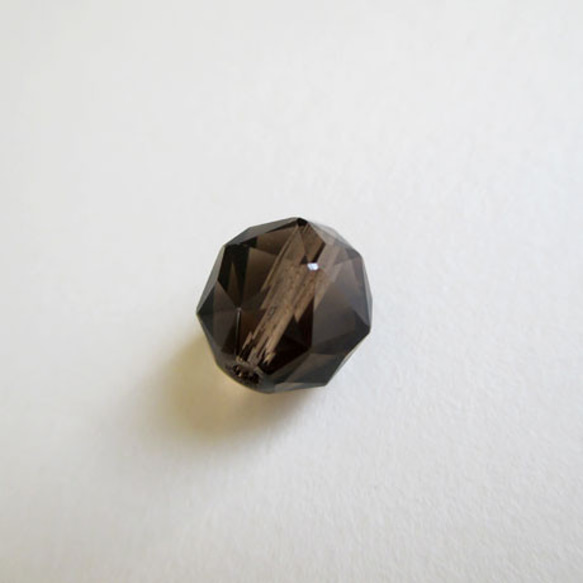 天然石　スモーキークォーツ　スターカット　10mm  4粒 （ai-0655） 4枚目の画像