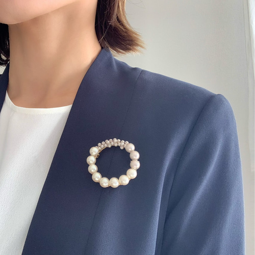 ⑵ ネックレス 指輪 ピアス ブローチ パール アクセサリー まとめ売り セット 2.jpg