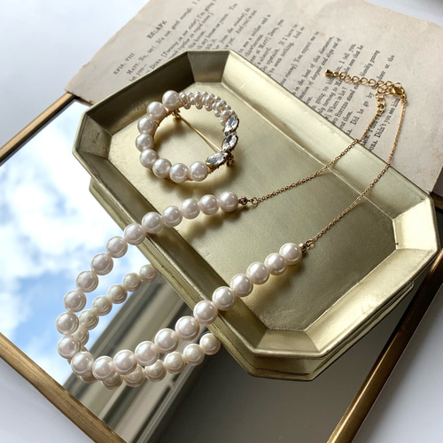 美品  翌日発送☆【コーデ完了ハレの日SET✧˖*】ブローチ4種から選択 アクセサリー
