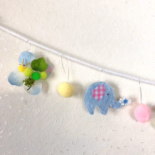 赤ちゃんの小さなガーランド 雑貨・その他 あおいとり＊ 通販 15385476