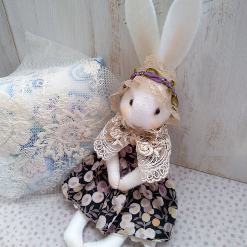 フェルトのうさぎドール その他人形 misa1960 通販 15386063