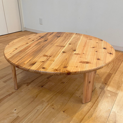 オシャレ♡ローテーブル♡オーバル型♡木製テーブル♡子供部屋にも◎