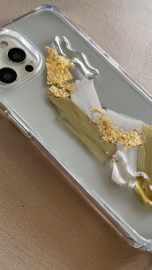 【NEW!】ストラップ　ニュアンス ショルダーケース　スマホケース　シンプルでお洒落に　【kum】 2枚目の画像